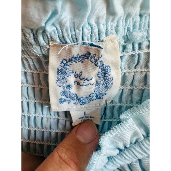 Blue Rain Baby Blue Dress Large - Picture 3 of 3